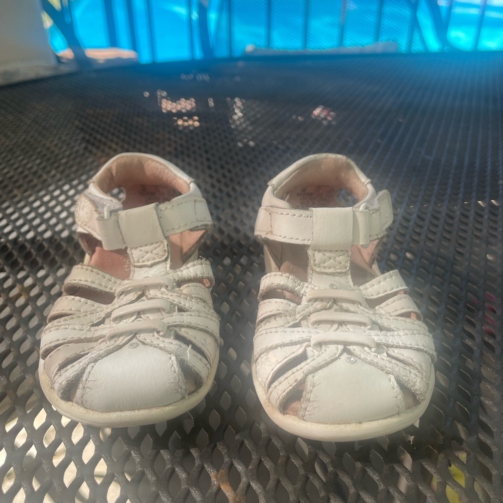 Stride Rite white Baby Sandals